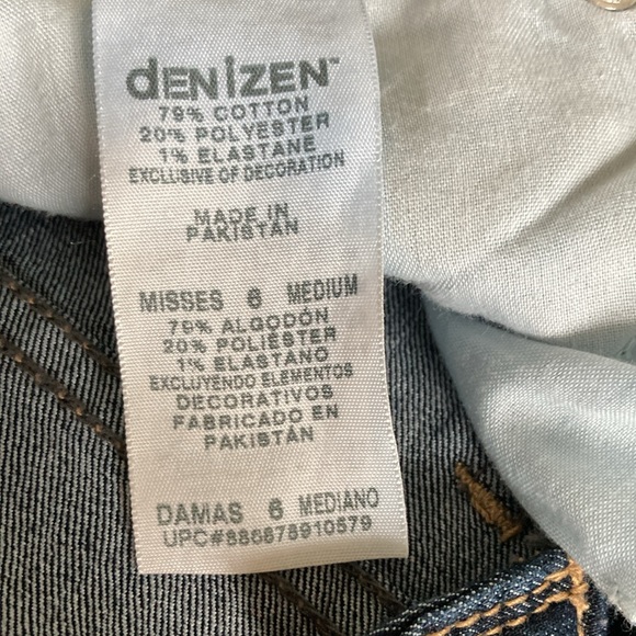WOMEN’s DENIZEN LEVIS BOOT CUT JEANS SIZE 6 - Picture 4 of 8